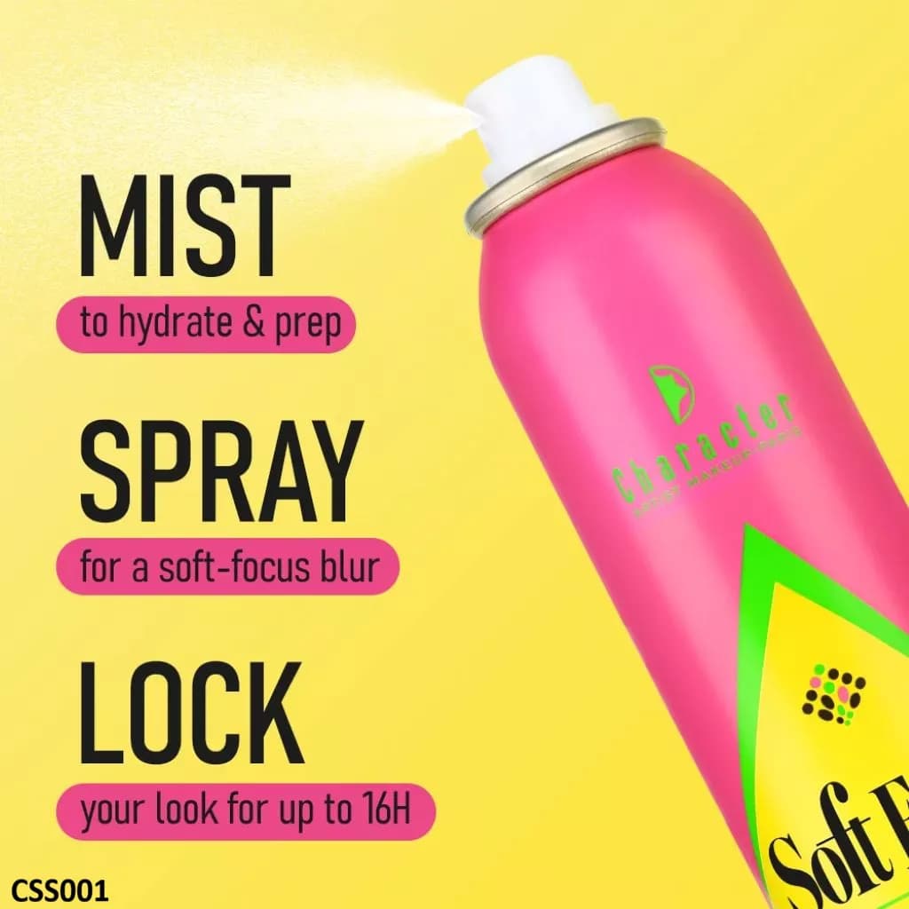 اسپری فیکس کنترل کننده چربی کارکتر مدل Soft Focus کد CSS001 — تصویر ۳