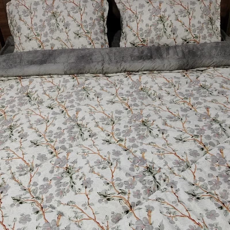 سرویس روتختی پیگمنت طرح گل پیچک | کد 252 — تصویر ۴