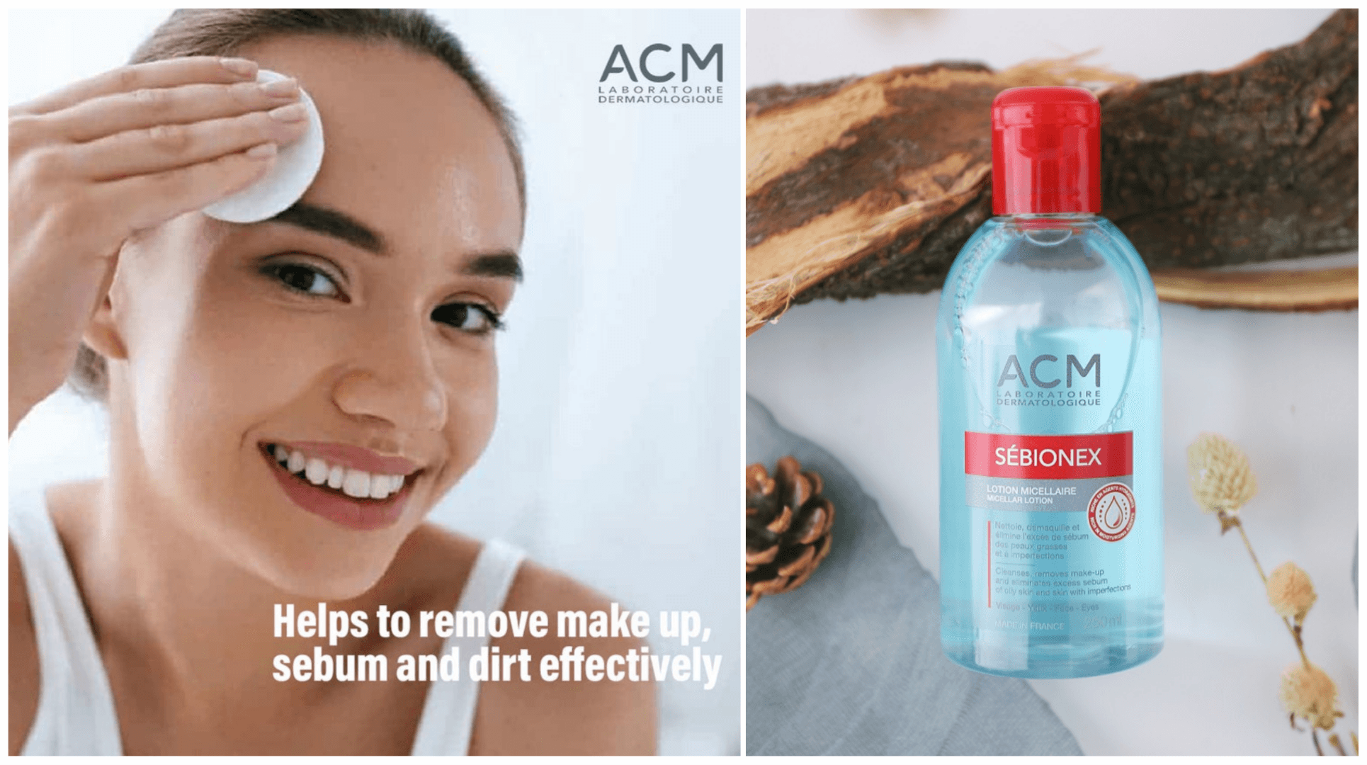 محلول میسلار سبیونکس مناسب پوست چرب ای سی ام ACM — تصویر ۳
