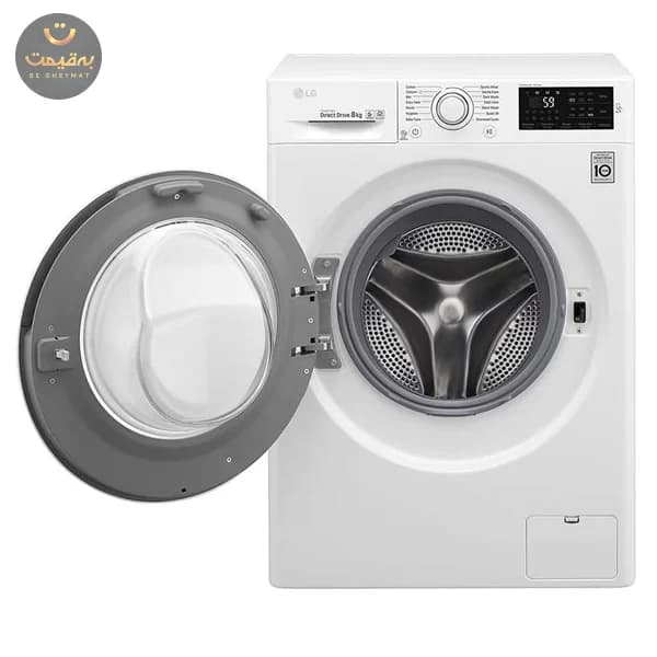ماشین لباسشویی ال جی مدل F4J6TNP0W سفید — تصویر ۶