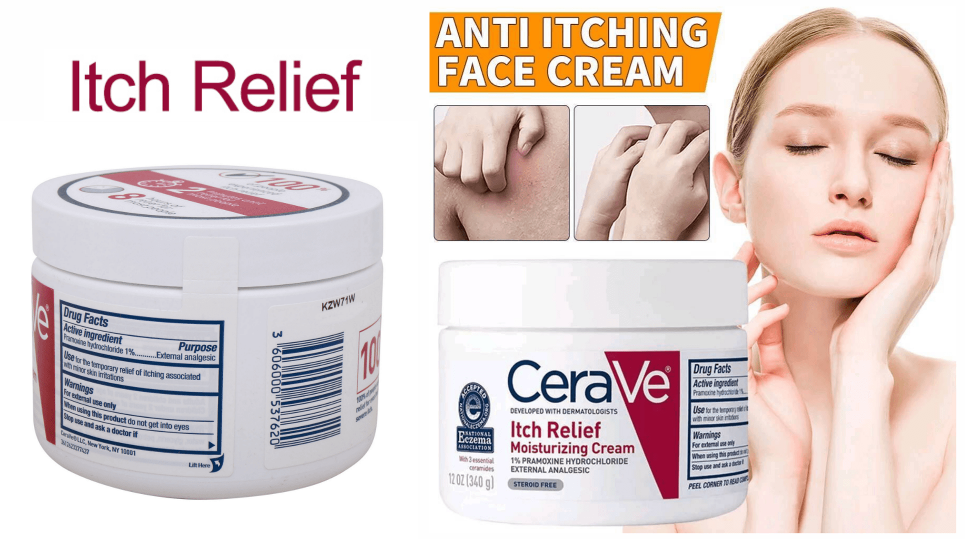 کرم مرطوب کننده و تسکین دهنده خارش سراوی CERAVE — تصویر ۴