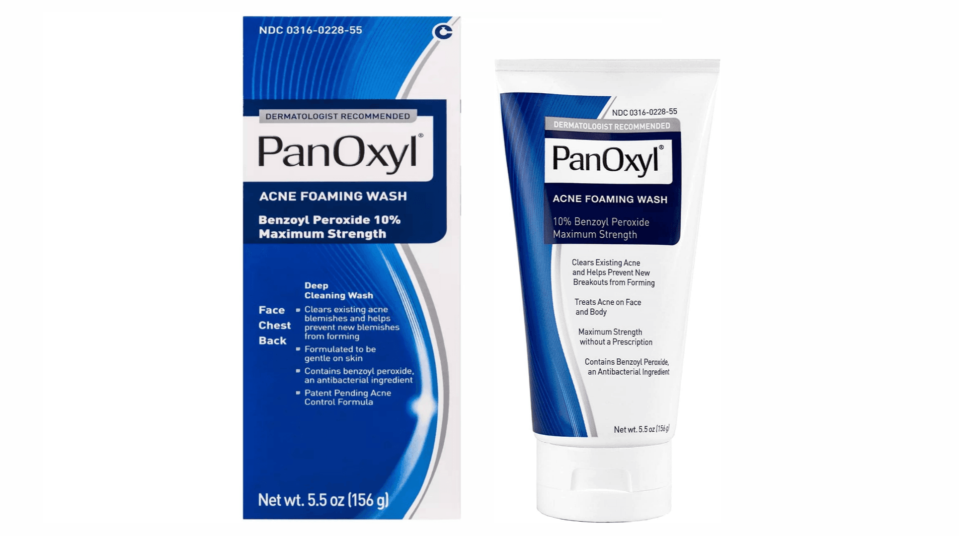 فوم شستشو ضد جوش و لایه بردار ملایم پانوکسیل PanOxyl