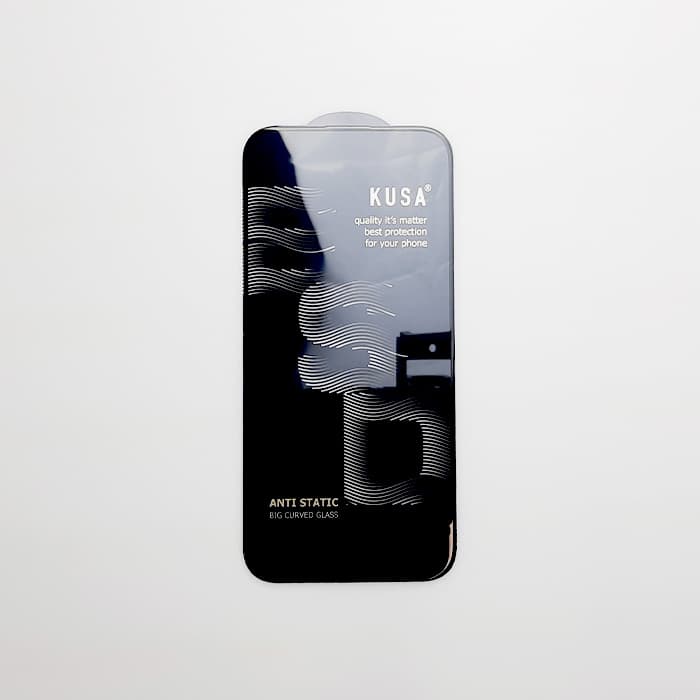 محافظ صفحه شیشه ای فول براق آیفون 16pro max Kusa