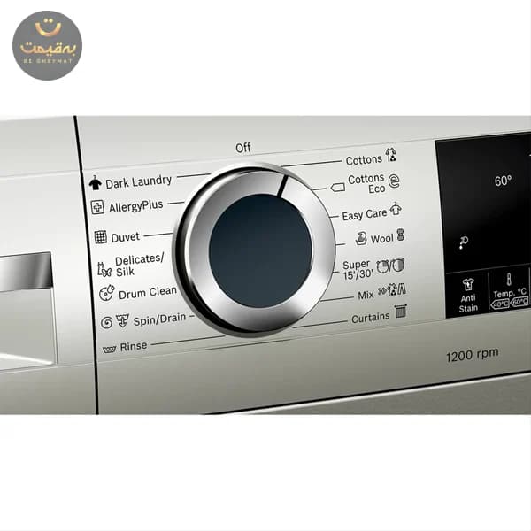 ماشین لباسشویی بوش مدل WGA1440XGC سیلور — تصویر ۴
