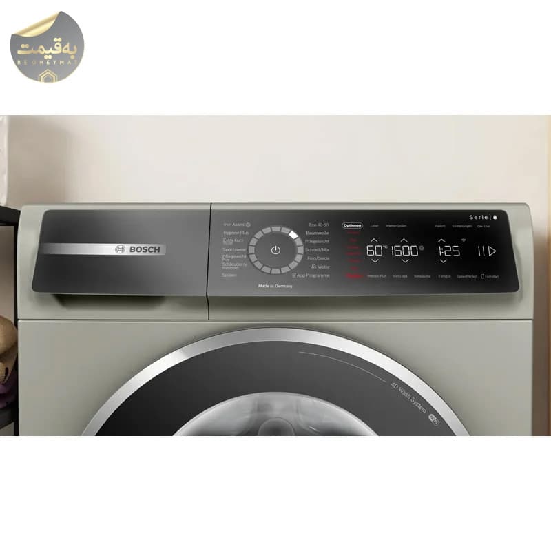 ماشین لباسشویی بوش مدل WGB2560X0 سیلور — تصویر ۷