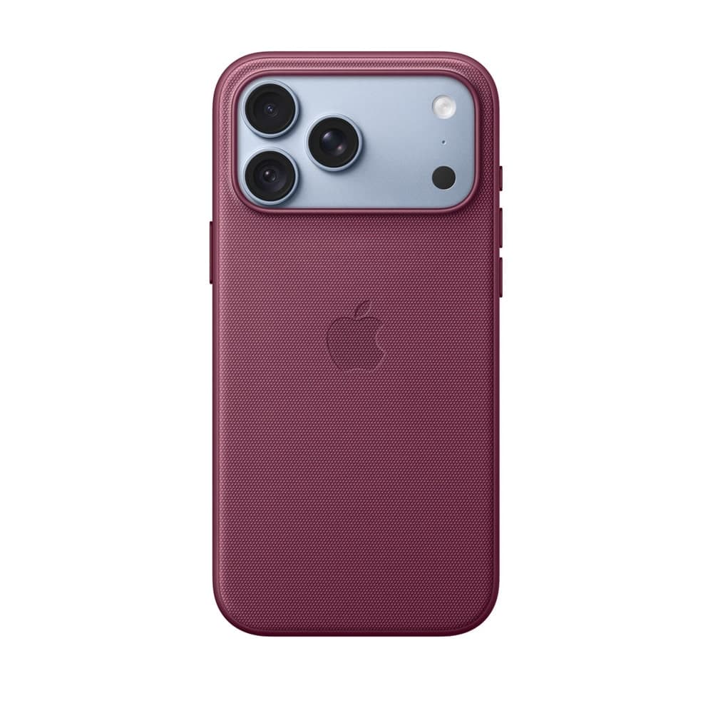 قاب اورجینال اپل آيفون ۱۸ پرو مدل iPhone ۱۸ Pro TechWoven Case with MagSafe – Mulberry رنگ سرخابی