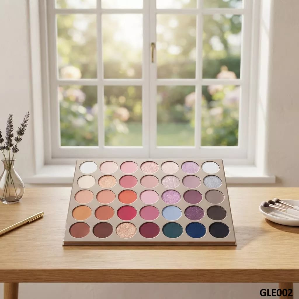 پالت سایه ۳۵ رنگ کارکتر مدل Glamour Edition کد GLE002 — تصویر ۵