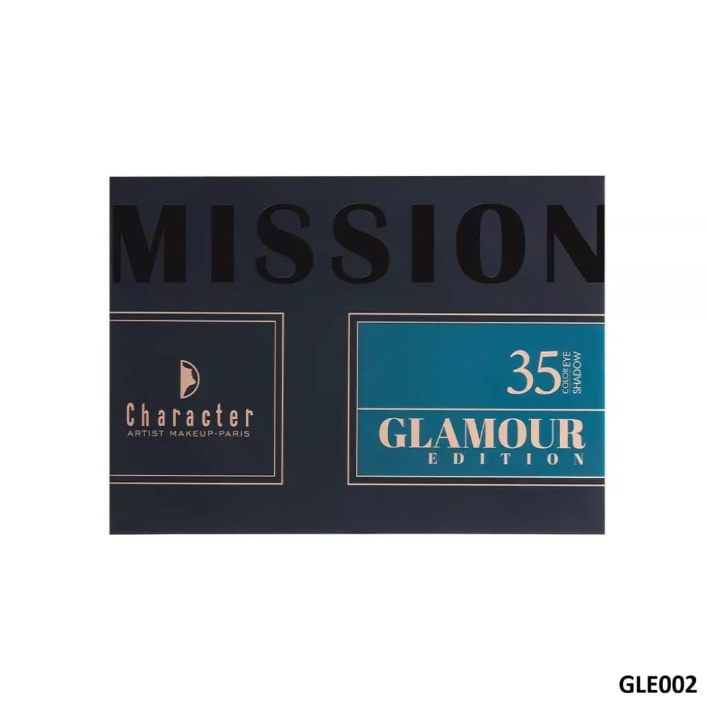 پالت سایه ۳۵ رنگ کارکتر مدل Glamour Edition کد GLE002 — تصویر ۴