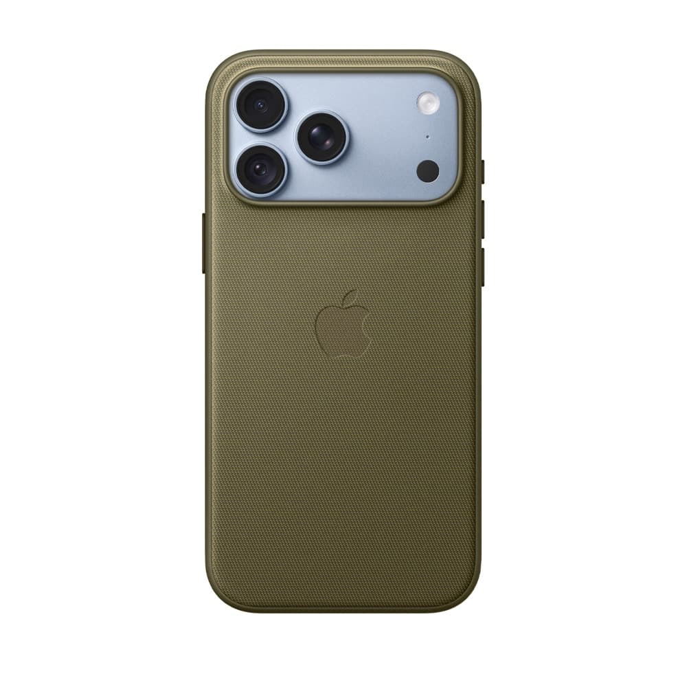 قاب اورجینال اپل آيفون ۱۸ پرو مدل iPhone ۱۸ Pro TechWoven Case with MagSafe – Olive رنگ سبز زیتونی