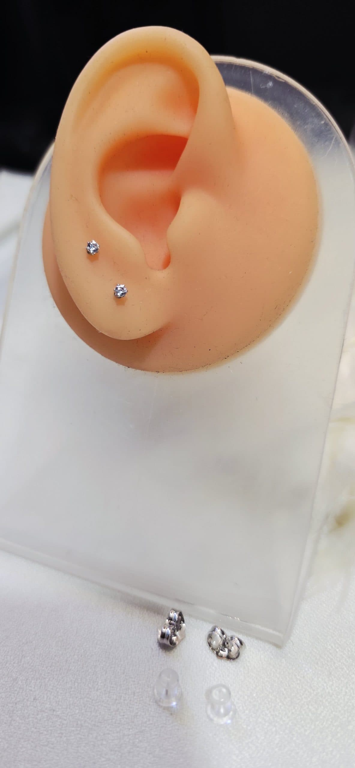 گوشواره میخی ظریف کد 2086 — تصویر ۷