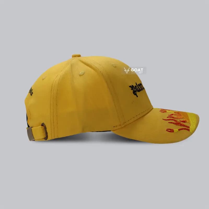 کلاه اسپرت نقابدار دخترانه و پسرانه زرد PALM ANGELS — تصویر ۴