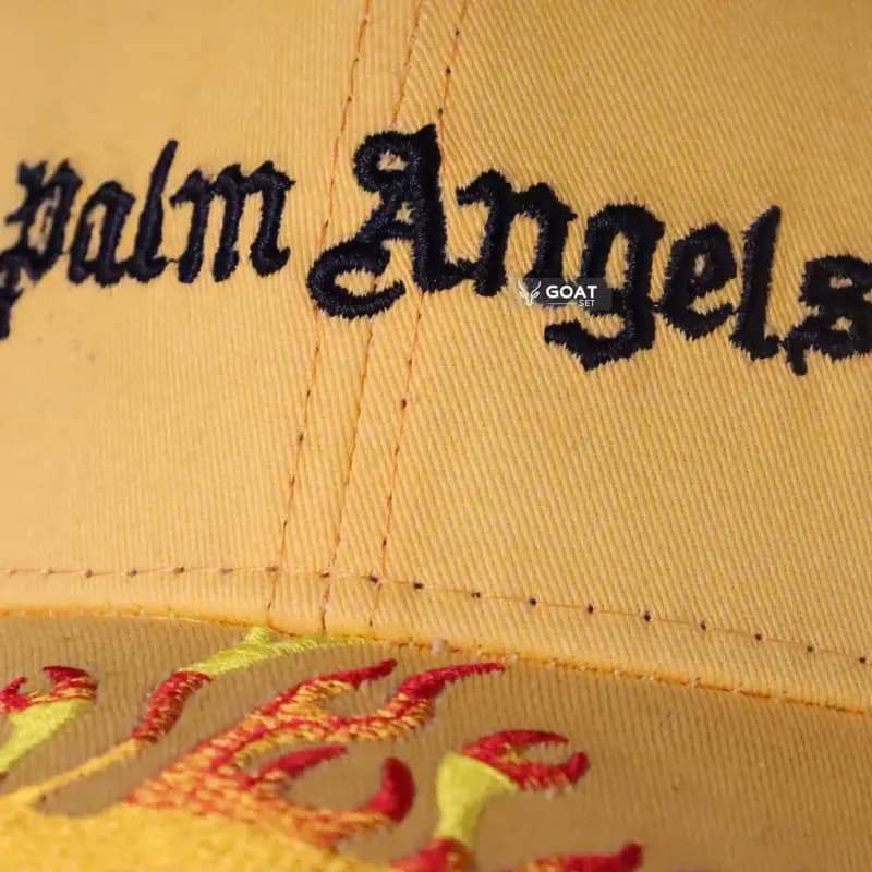 کلاه اسپرت نقابدار دخترانه و پسرانه زرد PALM ANGELS — تصویر ۶