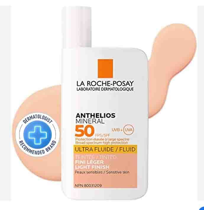 فلوئید ضد آفتاب لاروش پوزای مدل آنتلیوس رنگی La Roche-posay Anthelios Uvmune 400 Fluido Invisibile Colorato