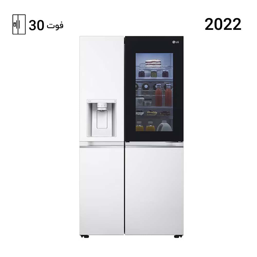 یخچال فریز ساید باید ساید 30فوت ال جی مدلX287 سفید GCX-287TNW — تصویر ۱۰
