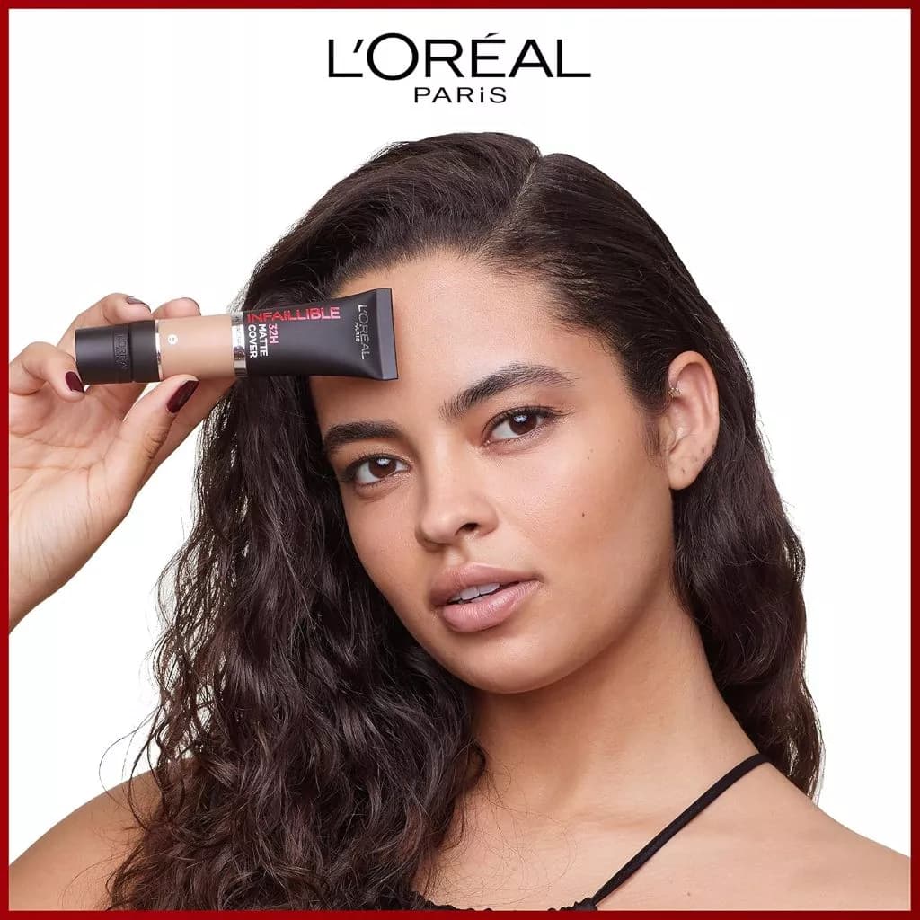 کرم پودر اینفالیبل مات کاور ۳۲ ساعته لورآل | L’Oréal Paris Infaillible 32H Matte Cover Foundation 4% Niacinamide SPF 25 — تصویر ۶