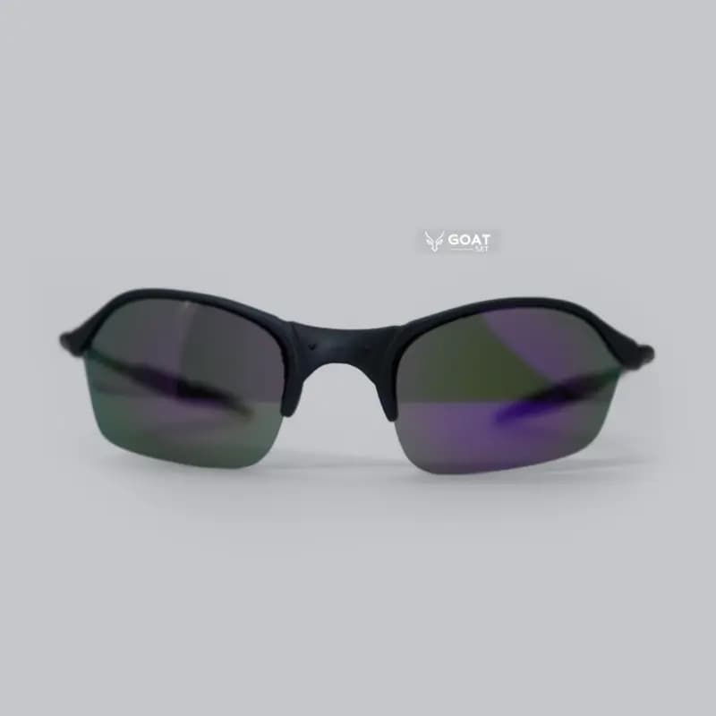 عینک آفتابی نیم فریم اوکلی لنز بنفش | 2 oakley romeo — تصویر ۳