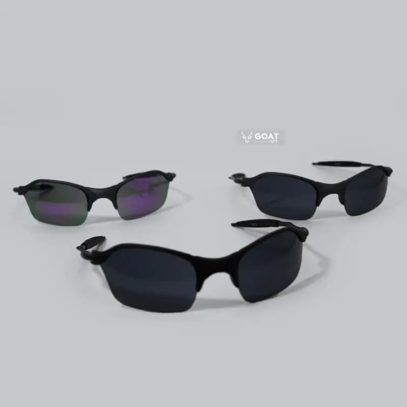 عینک آفتابی نیم فریم اوکلی لنز بنفش | 2 oakley romeo — تصویر ۷