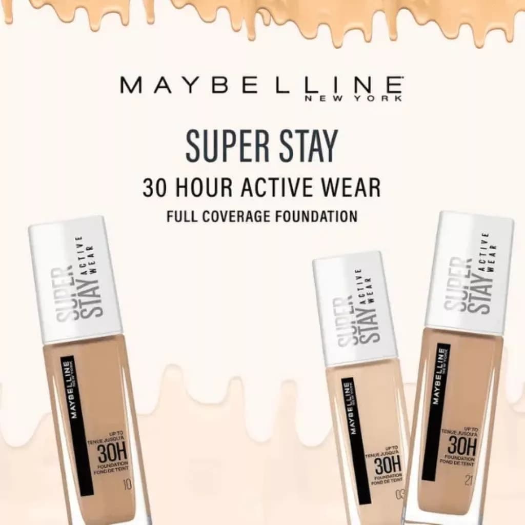 کرم پودر میبلین سوپر استی اکتیو ویر | Maybelline Super Stay Active Wear Foundation — تصویر ۵