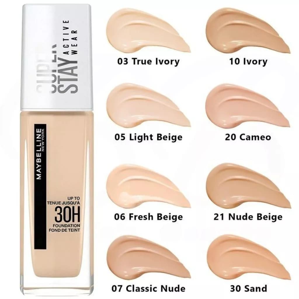کرم پودر میبلین سوپر استی اکتیو ویر | Maybelline Super Stay Active Wear Foundation — تصویر ۶