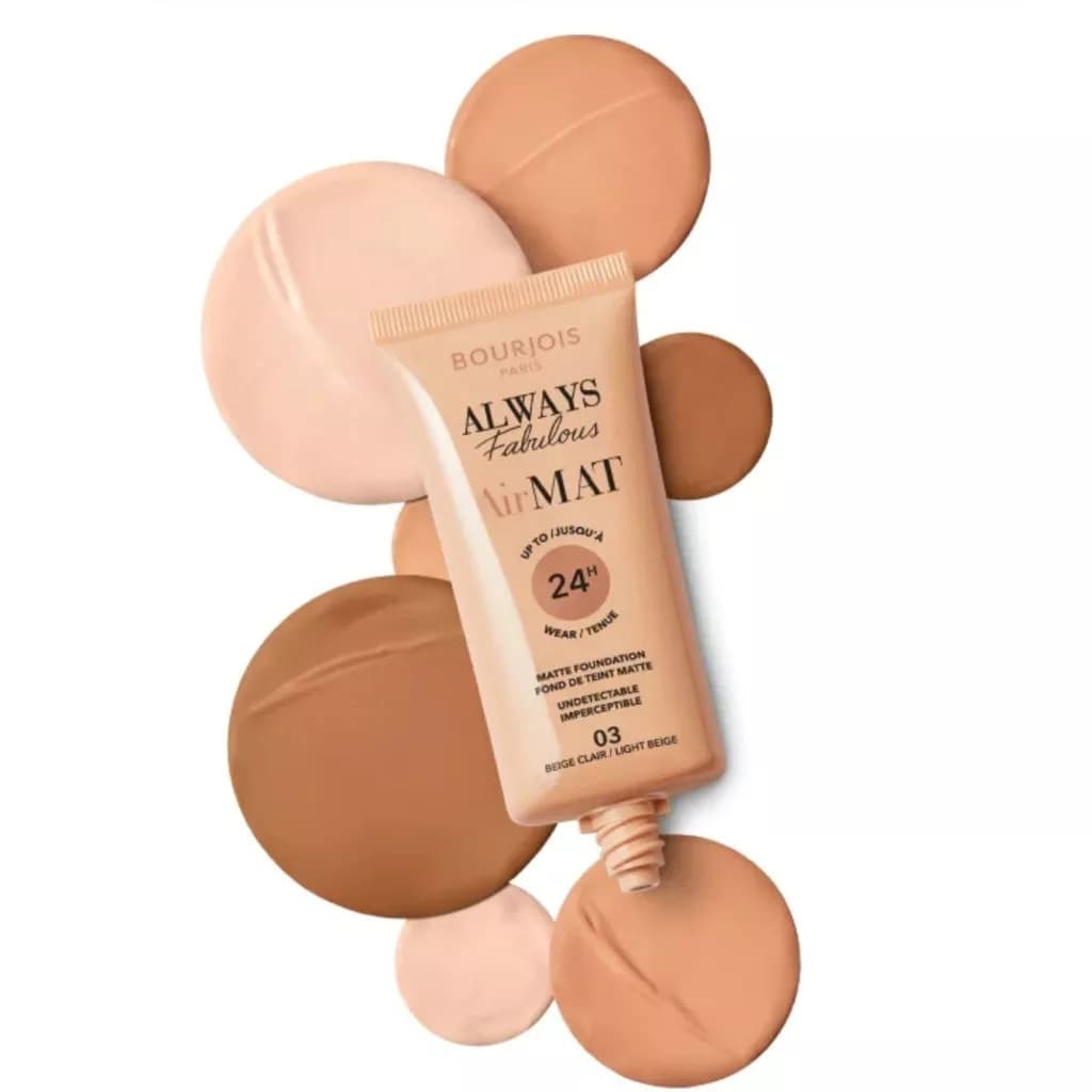 کرم پودر بورژوا آلویز فبیولس ایر مت | Bourjois Always Fabulous Air MAT Foundation 24H — تصویر ۲