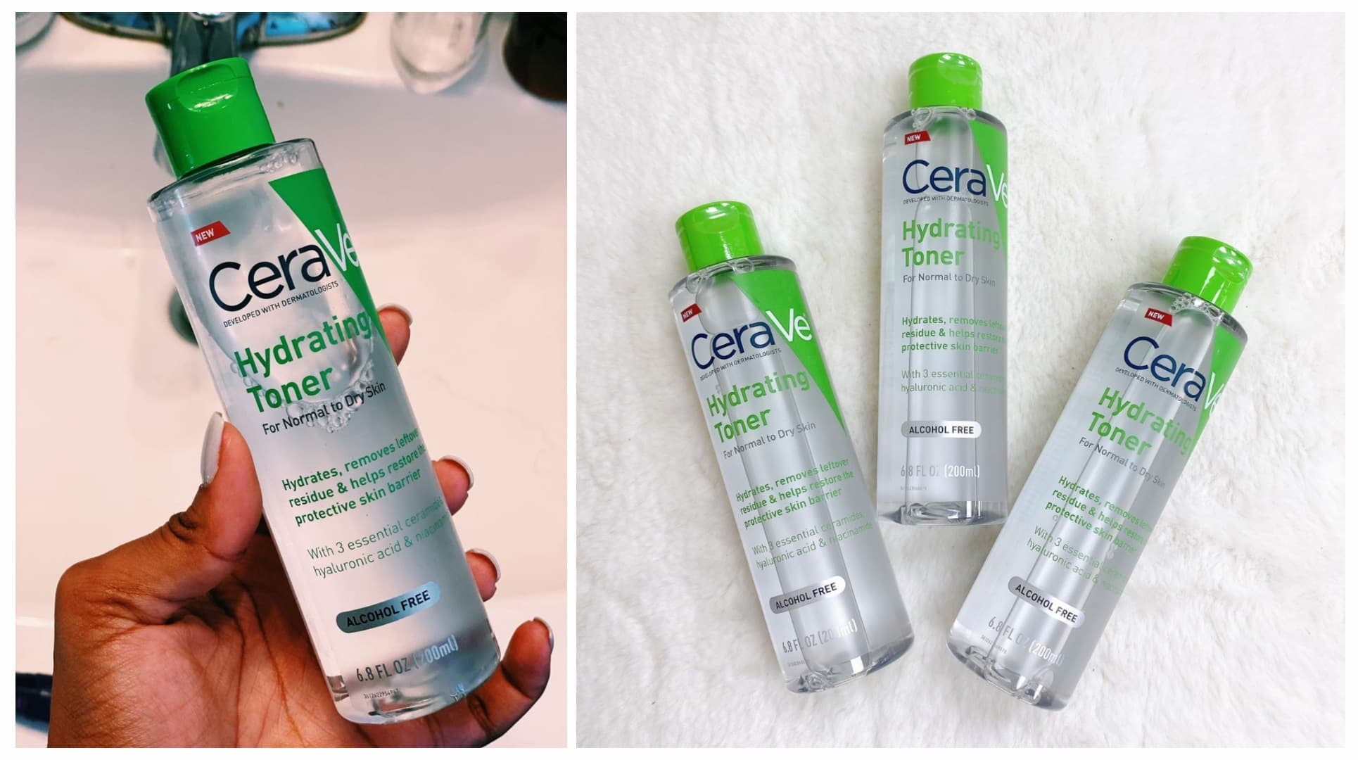 تونر آبرسان مناسب پوست خشک و نرمال سراوی CeraVe — تصویر ۸