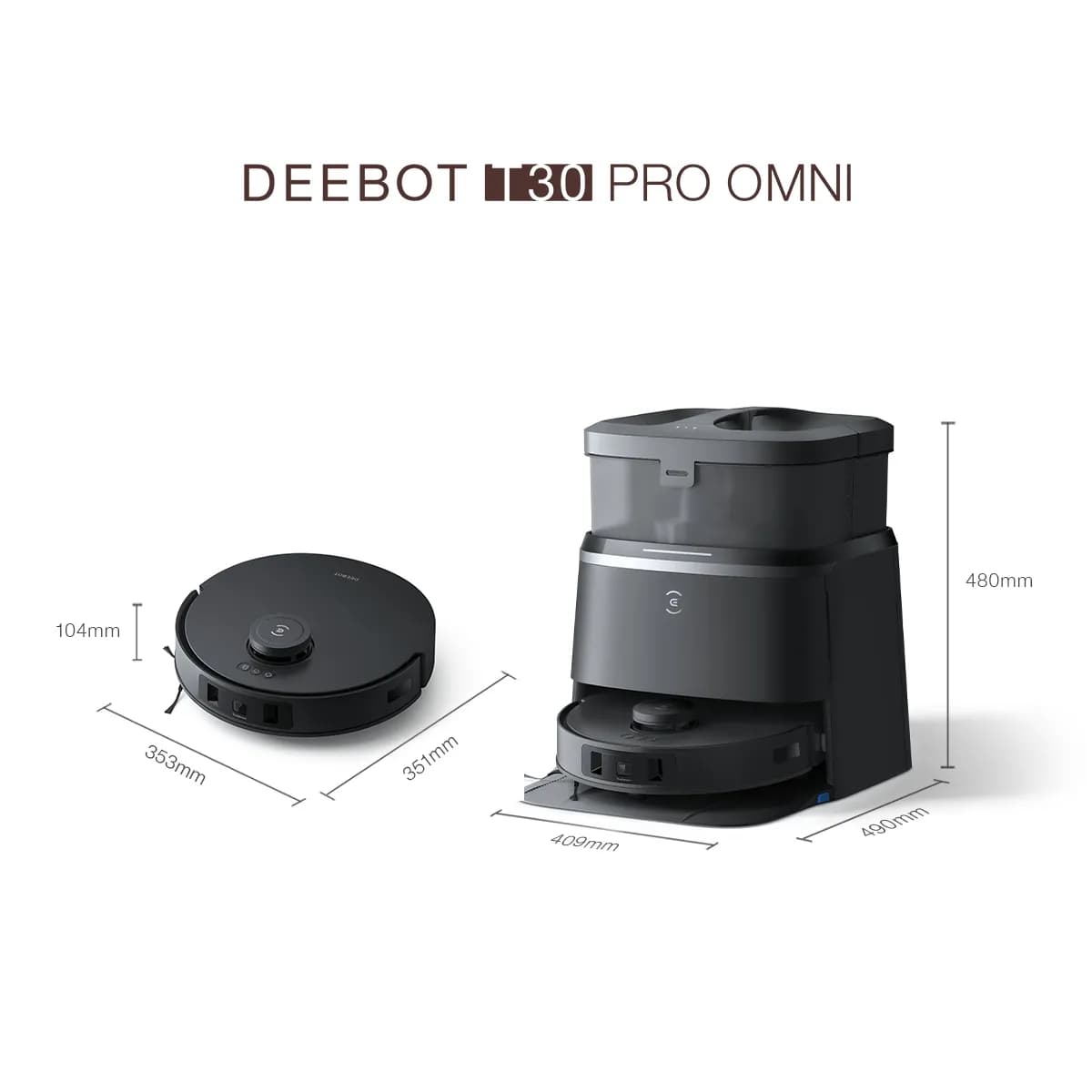 جارو رباتیک اکووکس Deebot T30 PRO OMNI — تصویر ۱۱