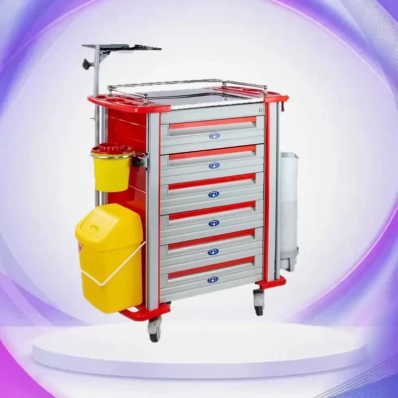 ترالی اورژانس پنج کشو تمام ABS