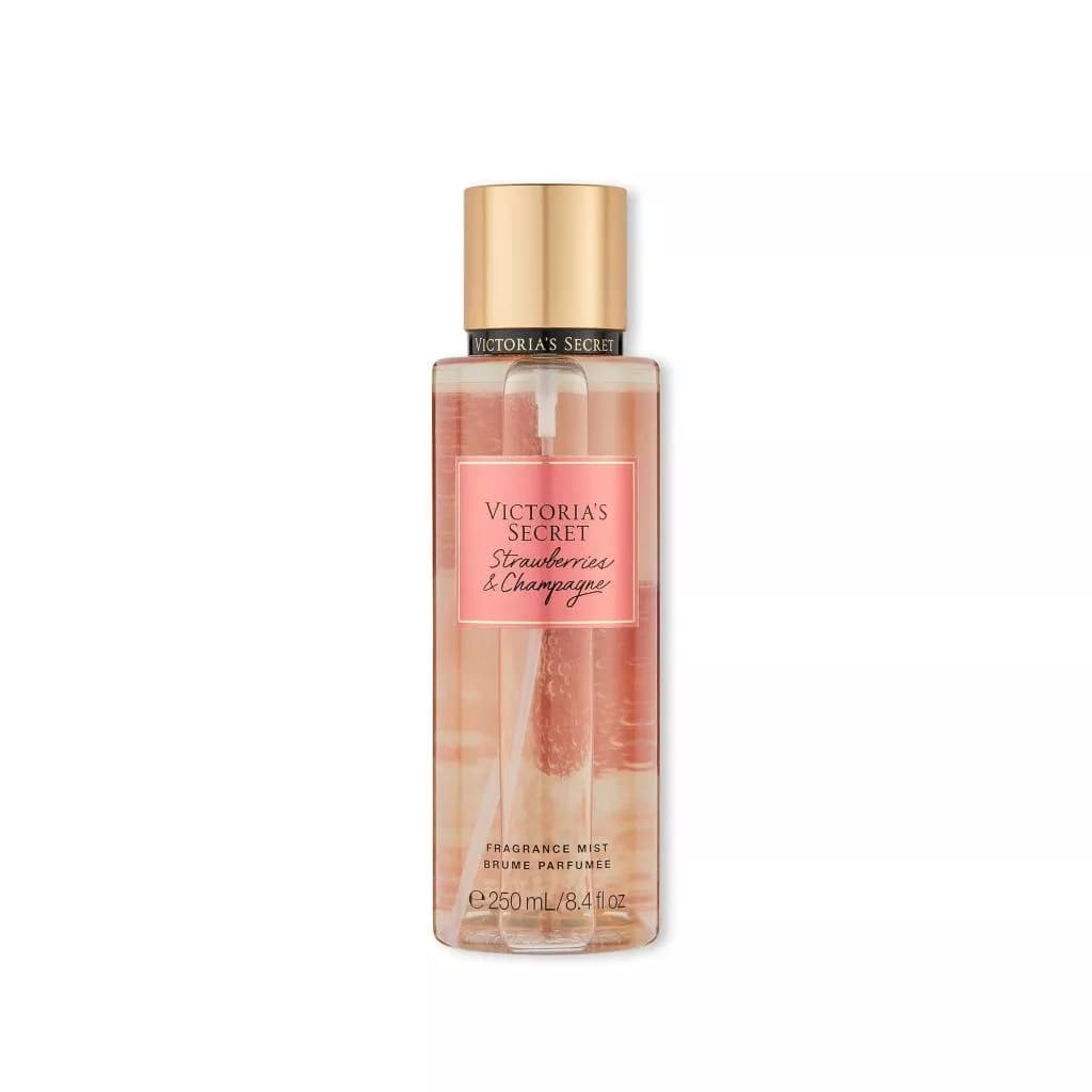 بادی میست ویکتوریا سکرت مدل استرابریز اند شامپین 250 میل | Victoria’s Secret Strawberries & Champagne Fragrance Mist 250ml