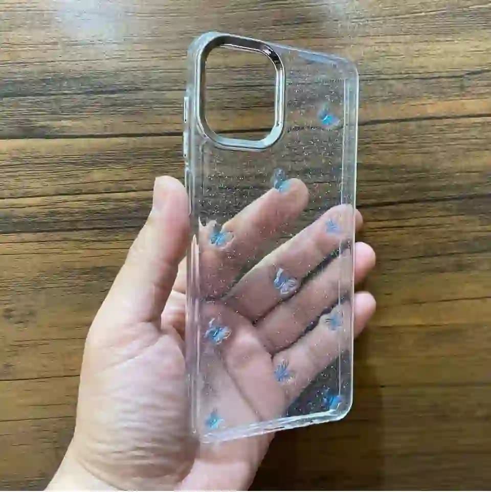 قاب گوشی سامسونگ A07 مدل پروانه برجسته شاین — تصویر ۳