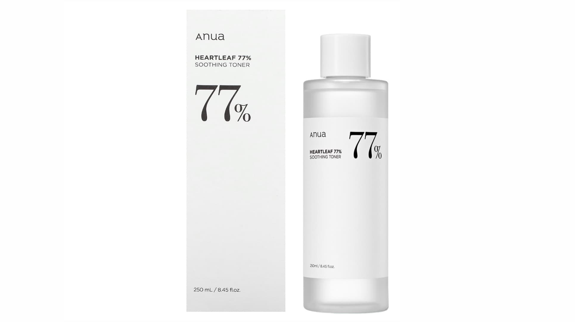 تونر آبرسان و تسکین دهنده مدل هارت لیف 77% آنوا ANUA