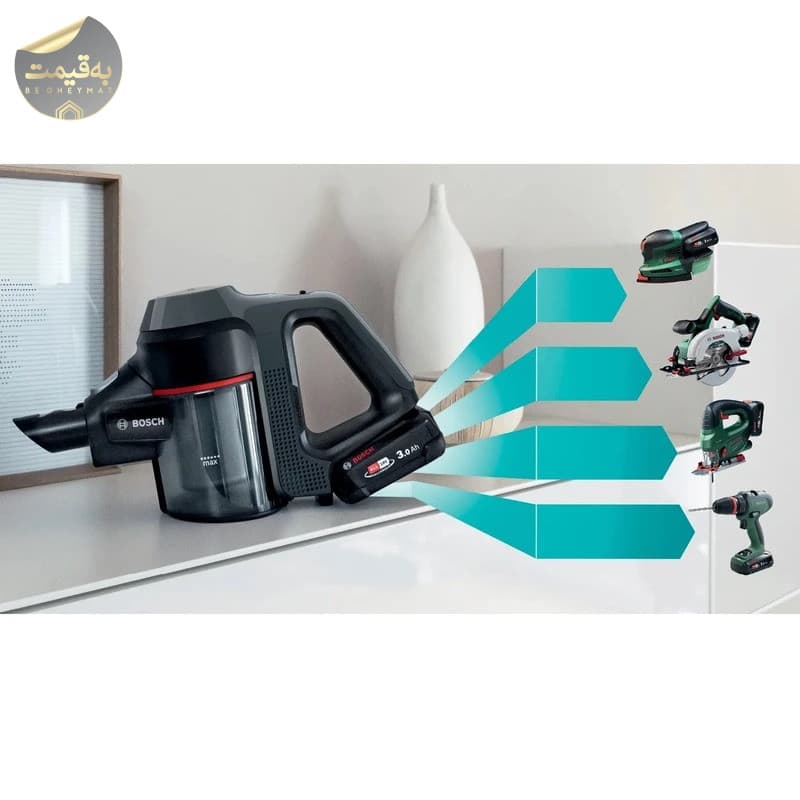 جاروشارژی بوش مدل | Vacuum Cleaner BCS711GB — تصویر ۹