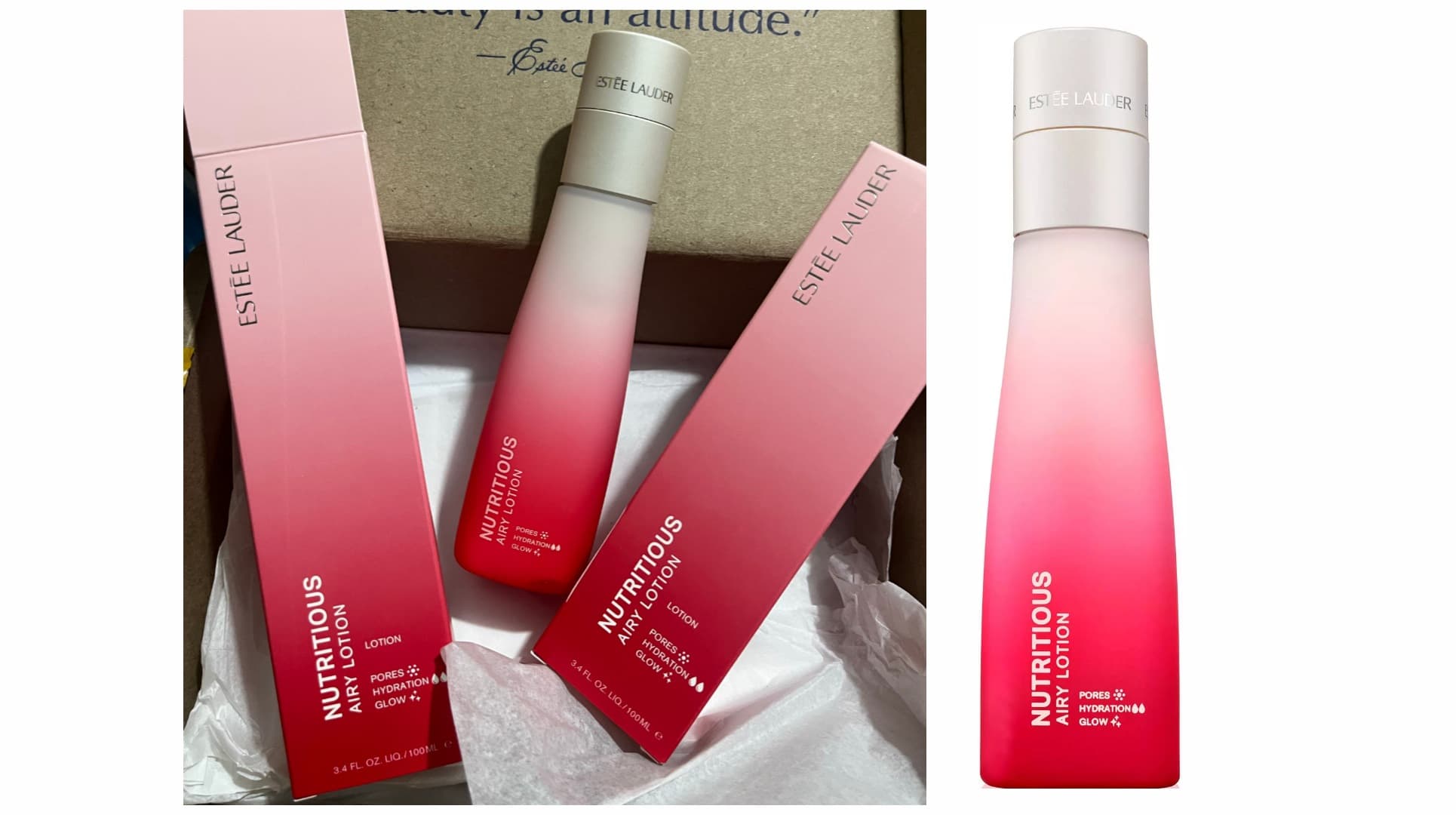 لوسیون آبرسان و مرطوب کننده مدل نوتریوس استی لادر ESTEE LAUDER — تصویر ۶