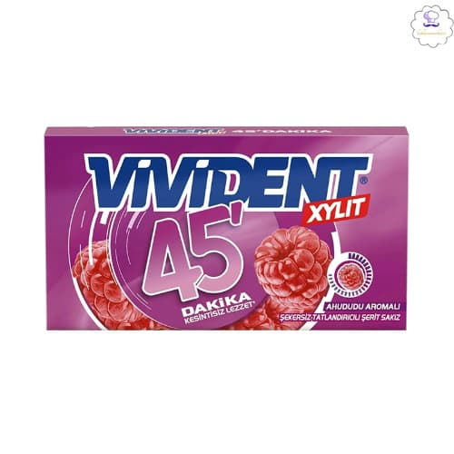 آدامس نواری ویویدنت با طعم تمشک 45دقیقه Vivident