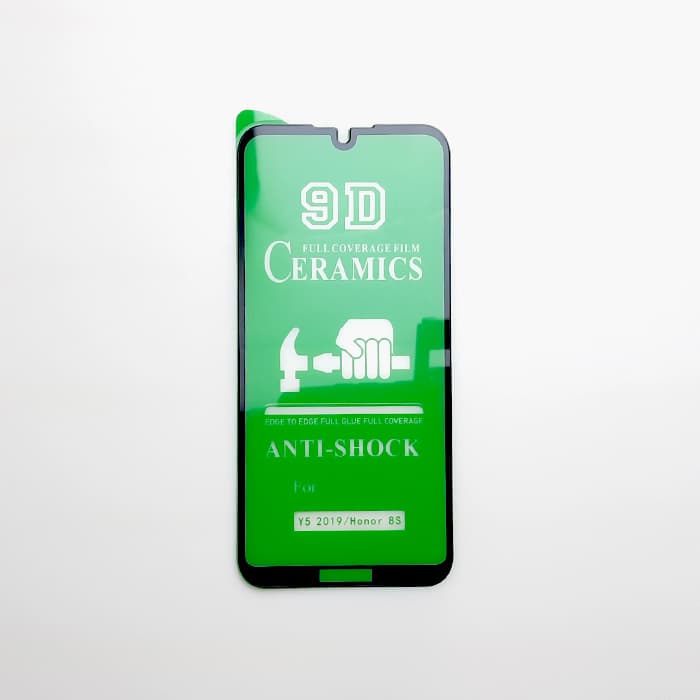 محافظ صفحه سرامیکی براق مشکی HW Y5 2019/HW HONOR 8S