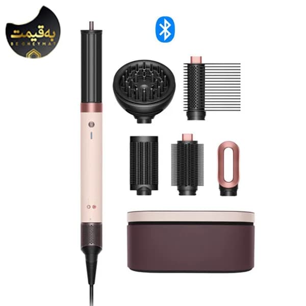 سشوار برس‌دار حالت‌دهنده دایسون مدل Airwrap Coanda 2X Ceramic Pink Rose HS09