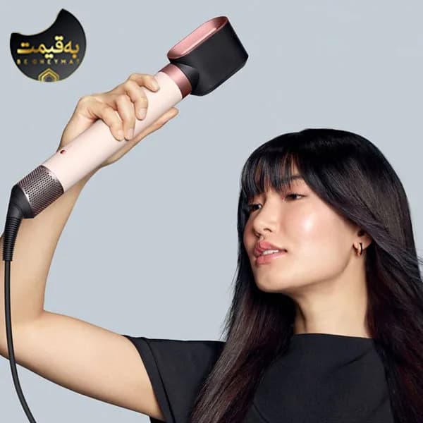 سشوار برس‌دار حالت‌دهنده دایسون مدل Airwrap Coanda 2X Ceramic Pink Rose HS09 — تصویر ۲