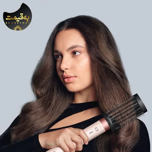 سشوار برس‌دار حالت‌دهنده دایسون مدل Airwrap Coanda 2X Ceramic Pink Rose HS09 — تصویر ۷