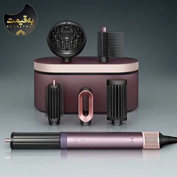 سشوار برس‌دار حالت‌دهنده دایسون مدل Airwrap Coanda 2X Jasper Plum HS09 — تصویر ۲