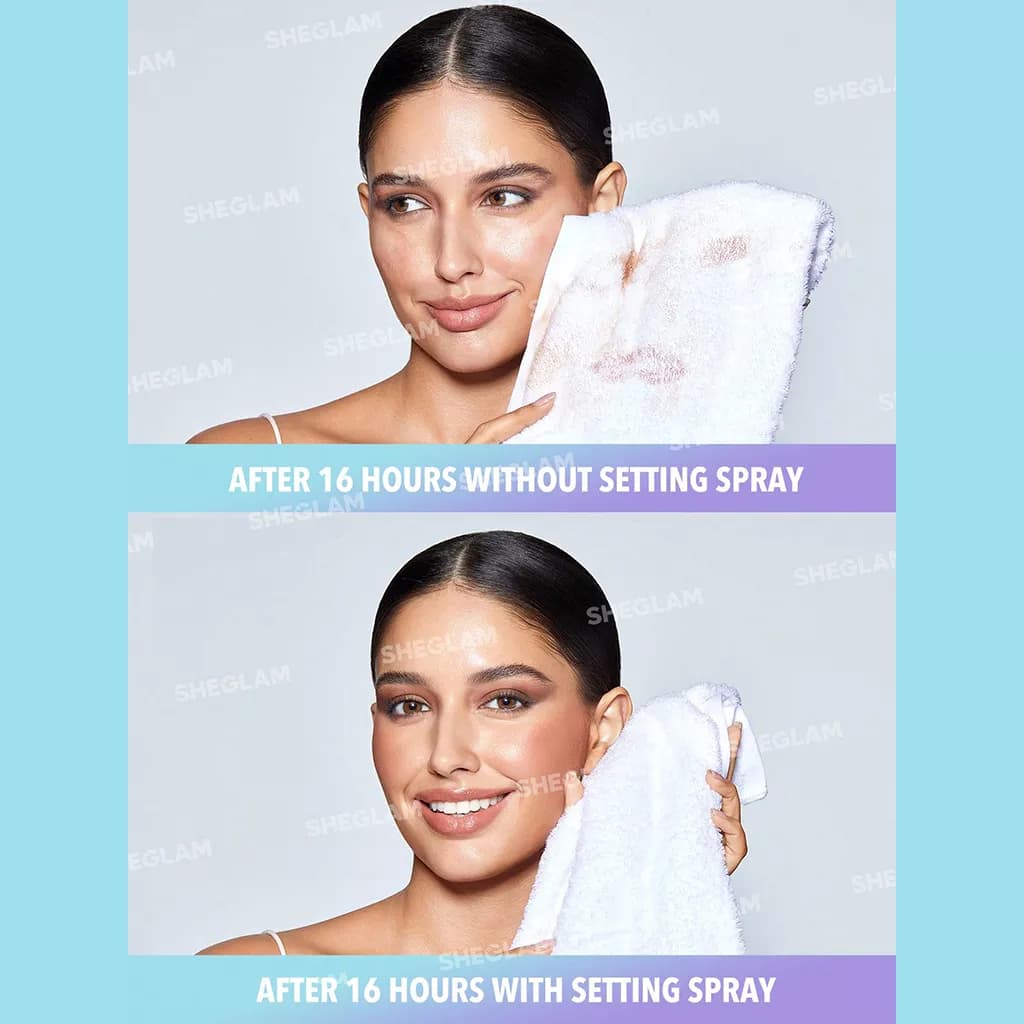 اسپری فیکس ۱۶ ساعته شیگلم مدل لاکد این | SHEGLAM Lock’d In Setting Spray – 16H Long Lasting — تصویر ۴