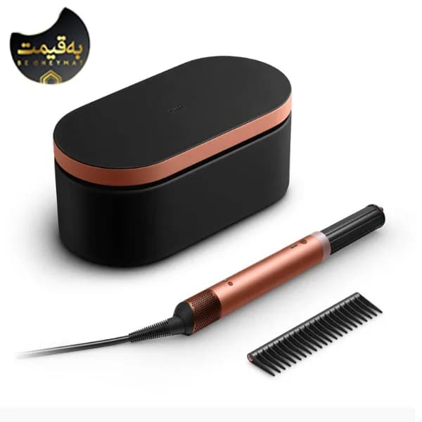 سشوار برس‌دار حالت‌دهنده دایسون مدل Airwrap Coanda 2X Amber Silk HS09 — تصویر ۲