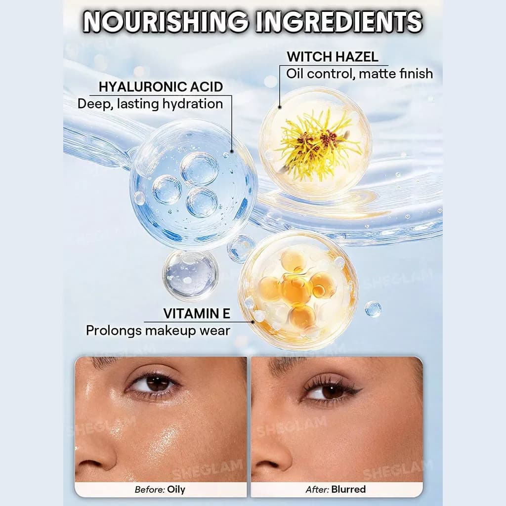 اسپری فیکس ضد آب Camera On شیگلم | SHEGLAM Camera On Blurring Waterproof Setting Spray — تصویر ۴