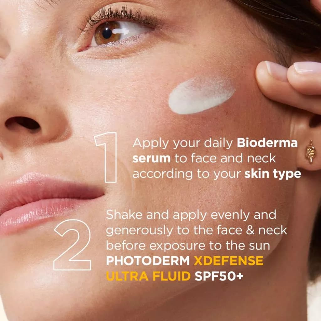 ضد آفتاب فلوئیدی فوتودرم ایکس دیفنس SPF50+ بایودرما — تصویر ۴