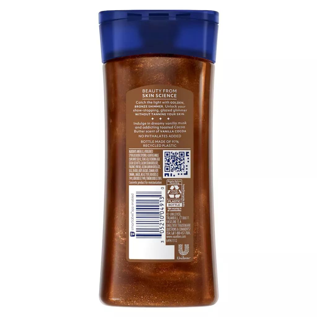 روغن بدن شاین دار golden hour glow وازلین Vaseline — تصویر ۴
