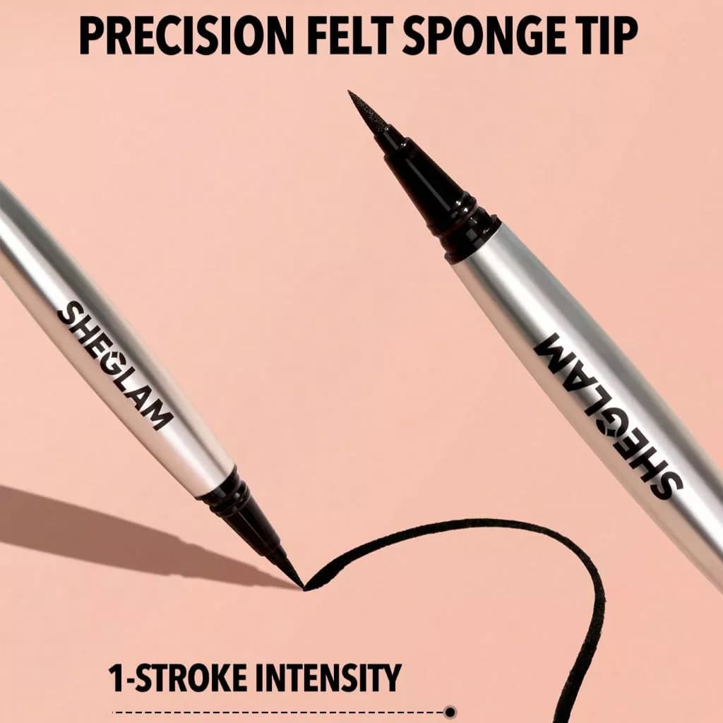 خط چشم مایع ضد آب شیگلم مدل Uninterrupted Waterproof Liquid Eyeliner — تصویر ۲