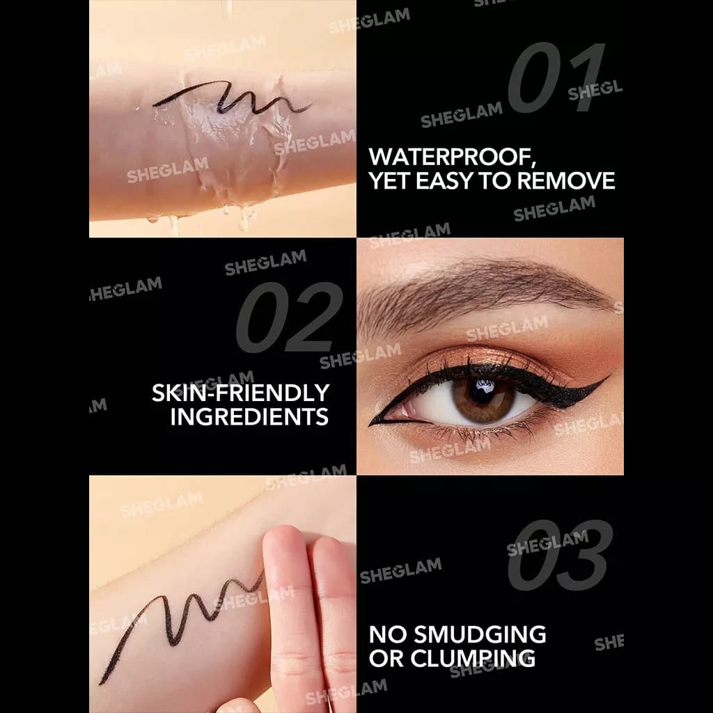 خط چشم ماژیکی ضد آب شیگلم مدل Eye Affinity Waterproof Eyeliner — تصویر ۴
