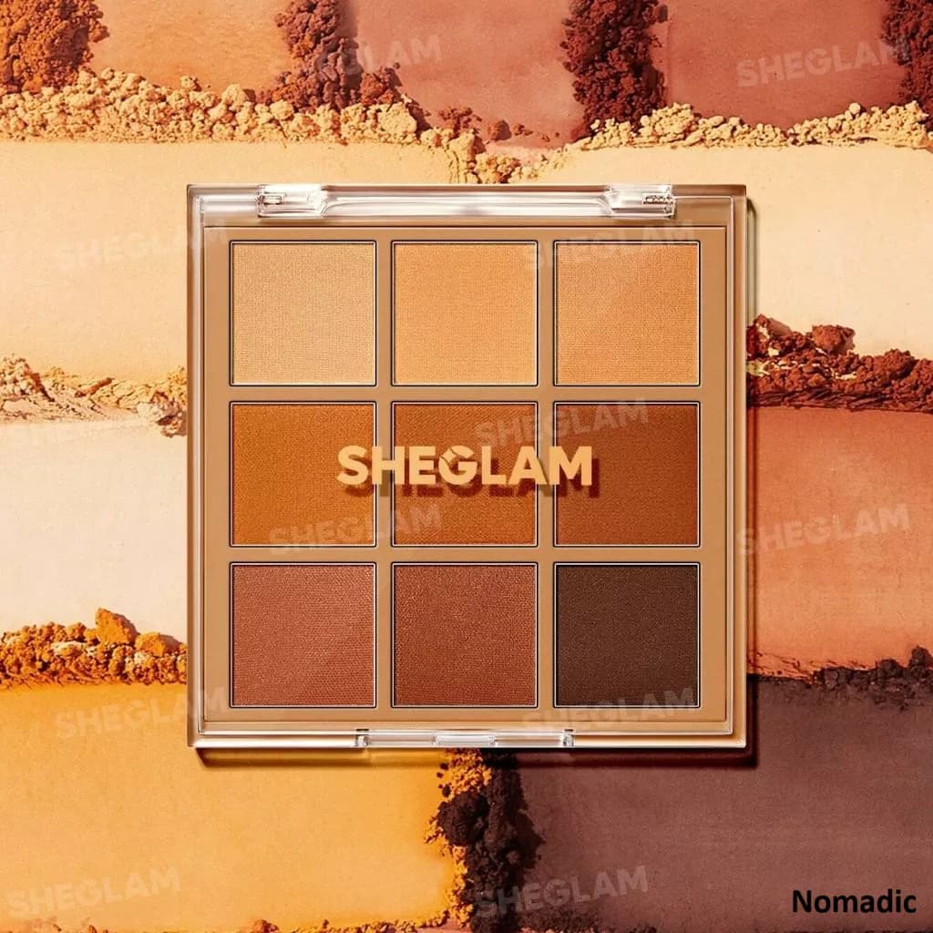 پالت سایه 9 رنگ شیگلم نومادیک | SHEGLAM Nomadic Eyeshadow Palette — تصویر ۲