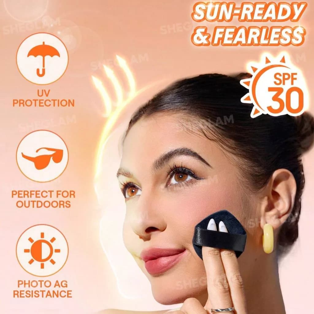پودر فیکس جدید SPF دار شیگلم مدل Insta Ready Sunset — تصویر ۳