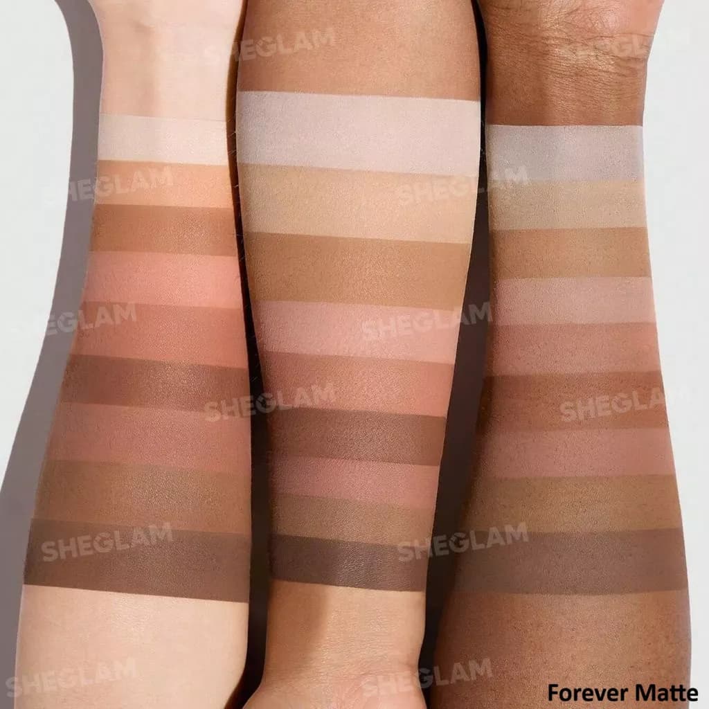 پالت سایه 9 رنگ شیگلم فوراور مات | forever matte — تصویر ۴