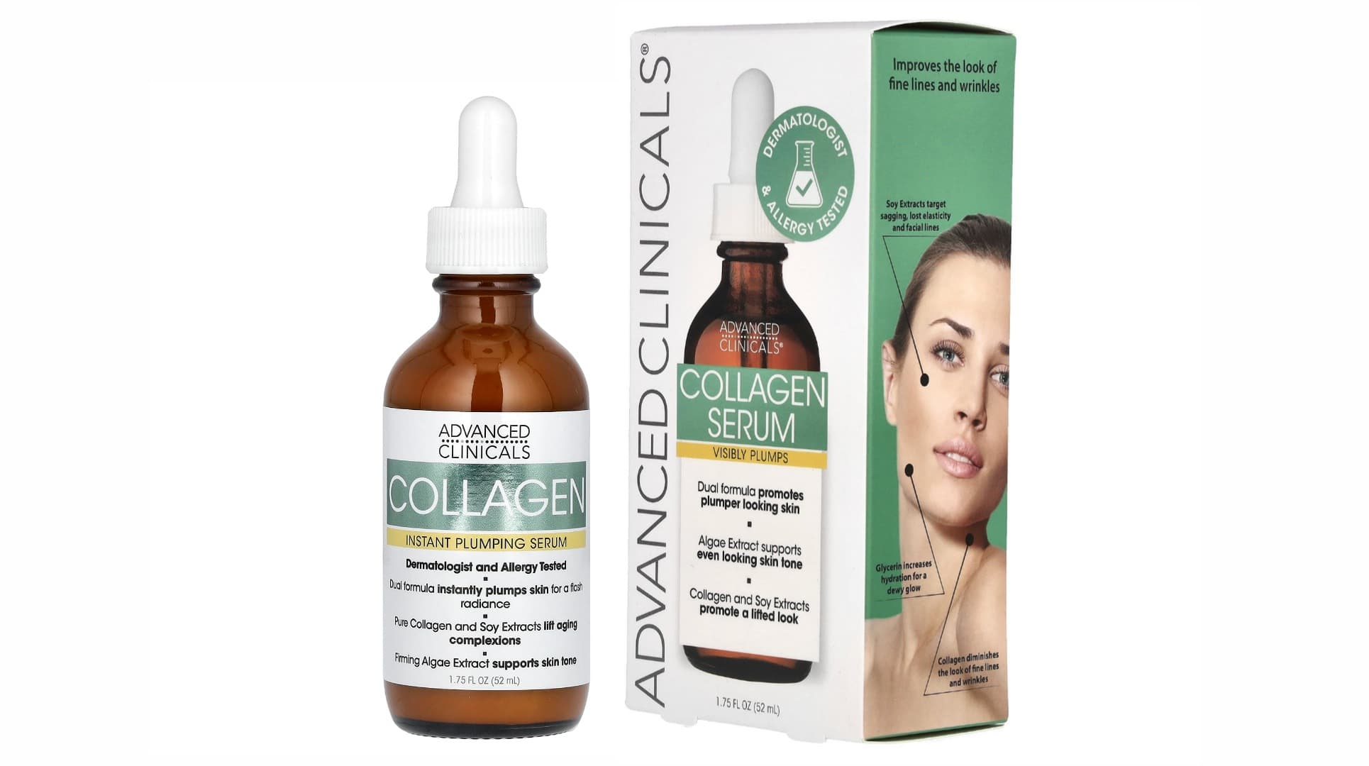 سرم کلاژن ساز و رفع چروک ادونس کلینیکال Advanced Clinicals