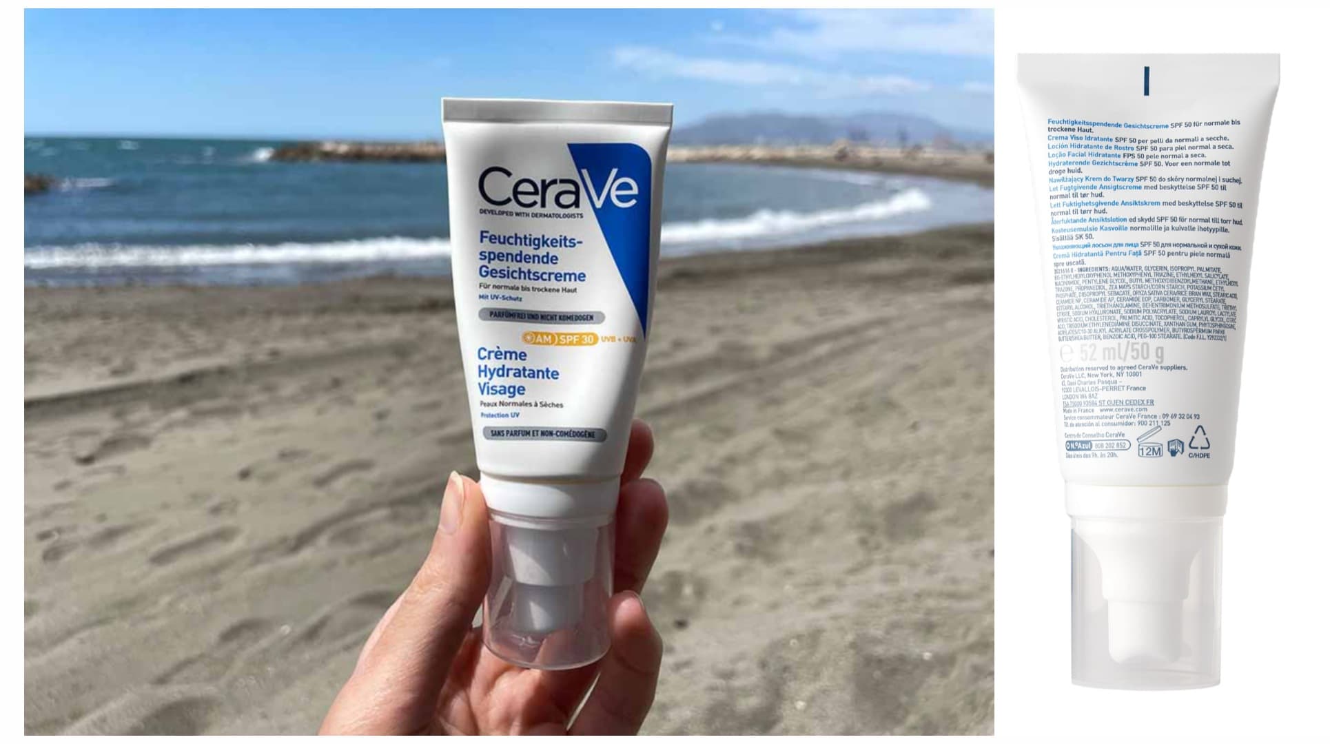 کرم ضد آفتاب بی رنگ و مرطوب کننده سراوی CERAVE — تصویر ۶